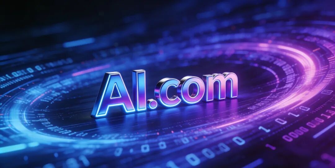 域名圈迎来历史性时刻！AI.com以7000万美元（约合人民币5.1亿元）天价交易！刷新全球域名交易纪录